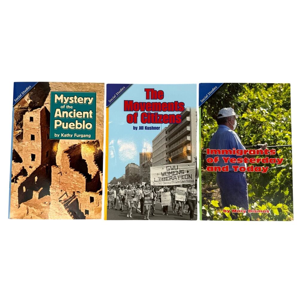 Pearson Scott Foresman Homeschool Books 6th Grade Social Studies Lot of 3